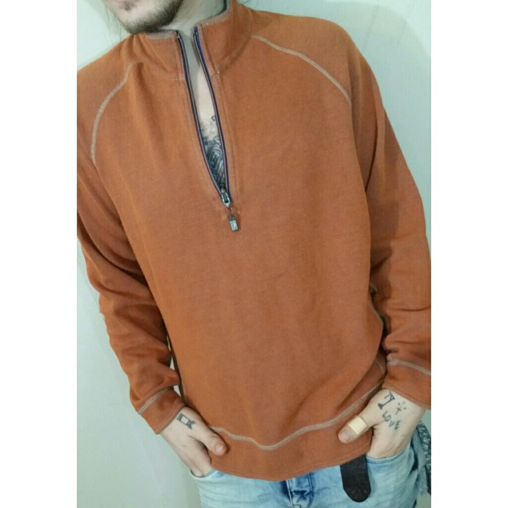 Tommy Bahama mid zip pullover jacket